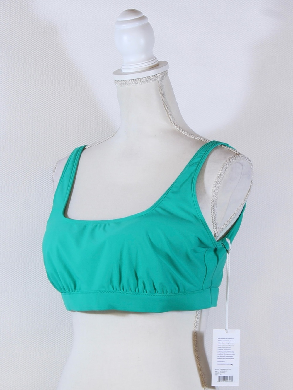 Fair Harbor The Sandpiper Emerald Green Tank Swim Top NWT